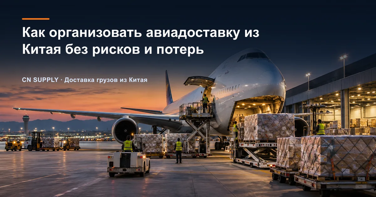 Как организовать авиадоставку из Китая без рисков и потерь