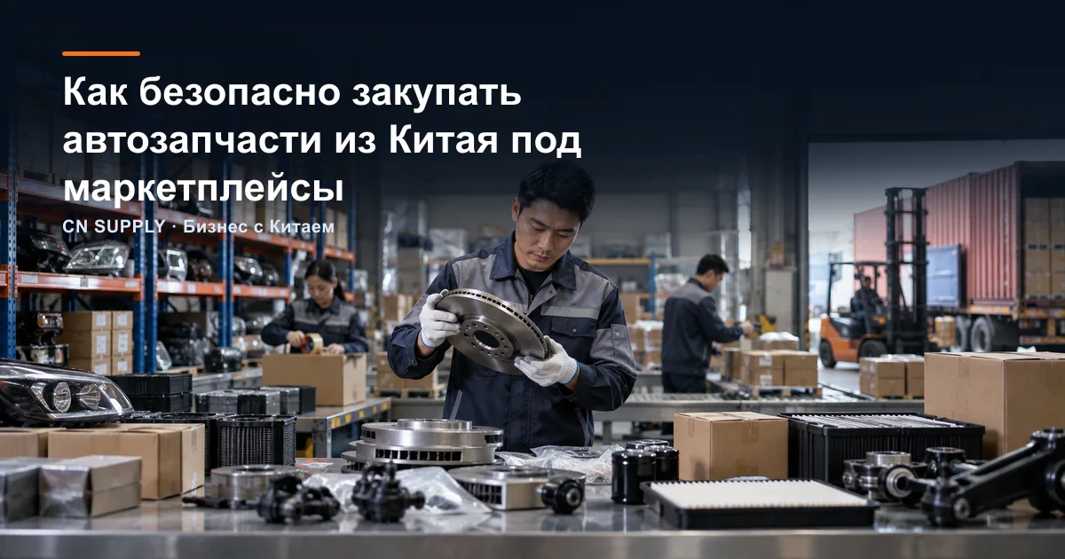 Как безопасно закупать автозапчасти из Китая под маркетплейсы