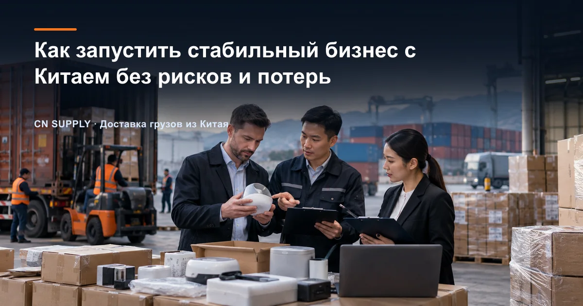 Как запустить стабильный бизнес с Китаем без рисков и потерь