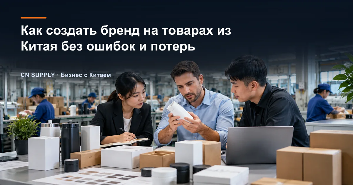 Как создать бренд на товарах из Китая без ошибок и потерь