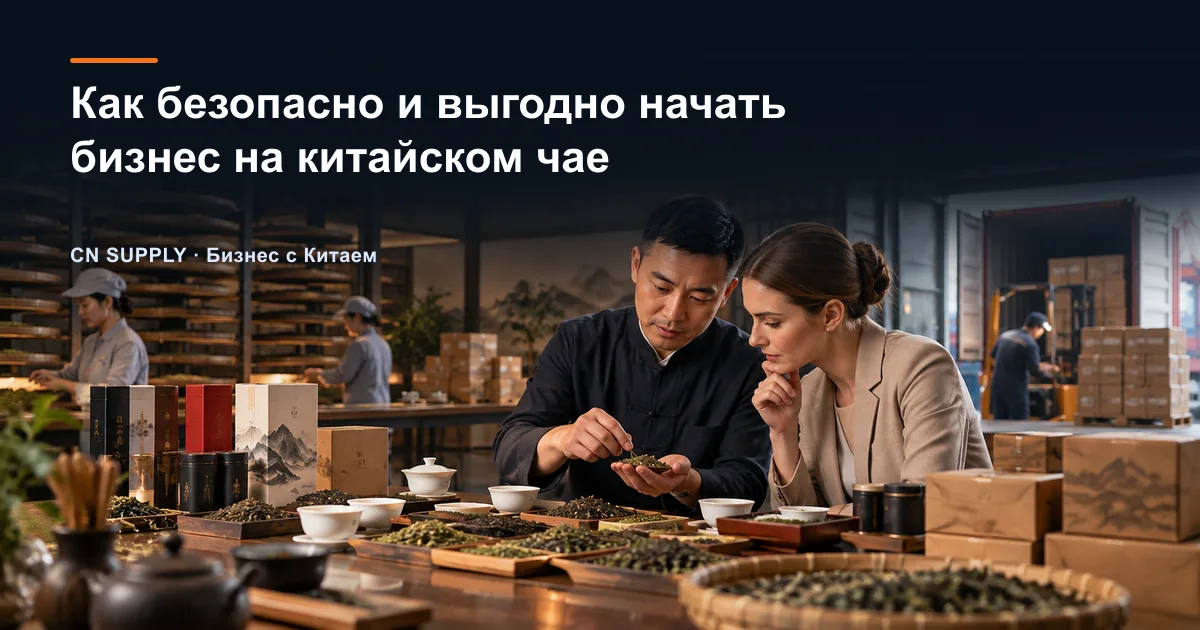 Как безопасно и выгодно начать бизнес на китайском чае