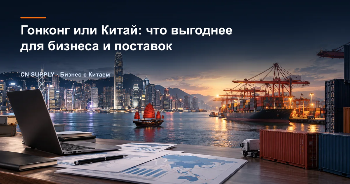 Гонконг или Китай: что выгоднее для бизнеса и поставок