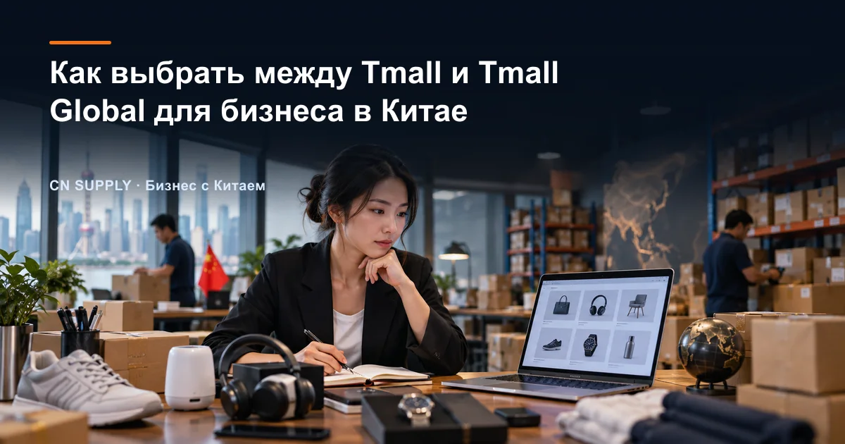 Как выбрать между Tmall и Tmall Global для бизнеса в Китае