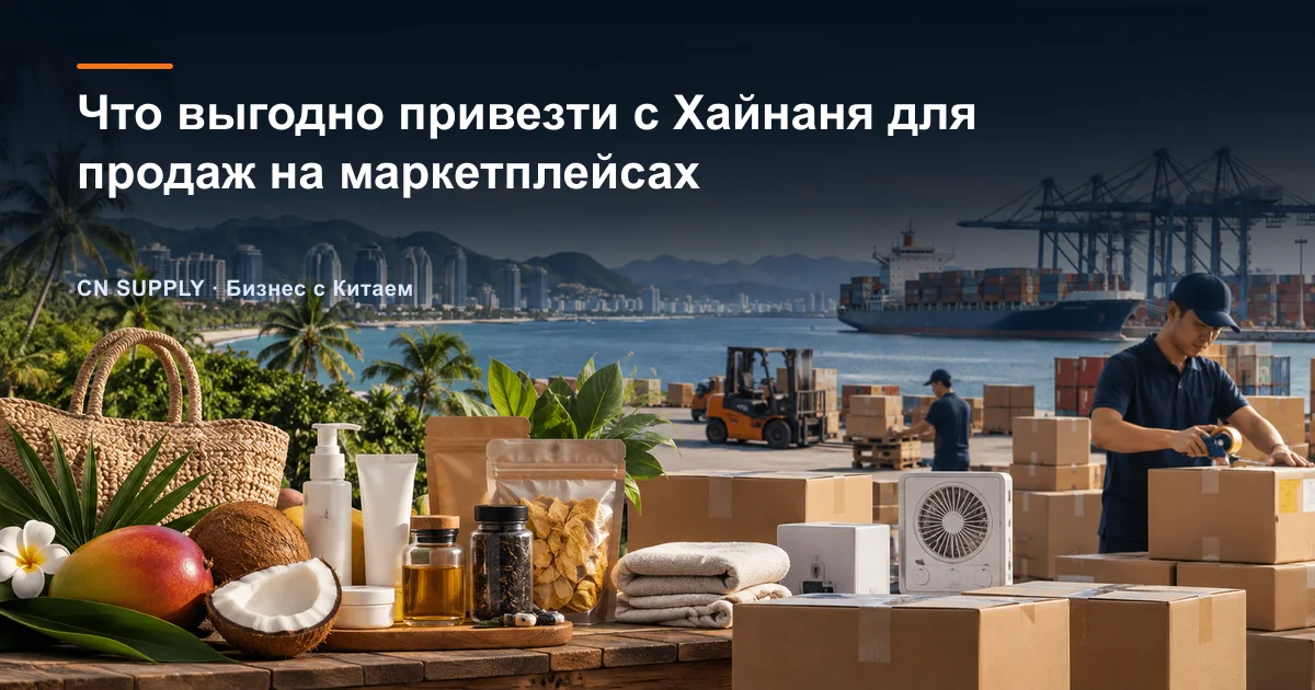 Что выгодно привезти с Хайнаня для продаж на маркетплейсах