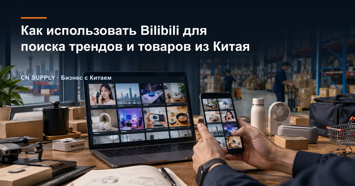 Как использовать Bilibili для поиска трендов и товаров из Китая