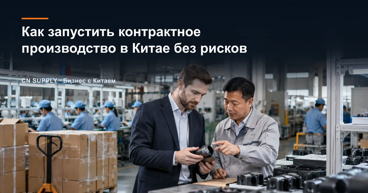 Как запустить контрактное производство в Китае без рисков