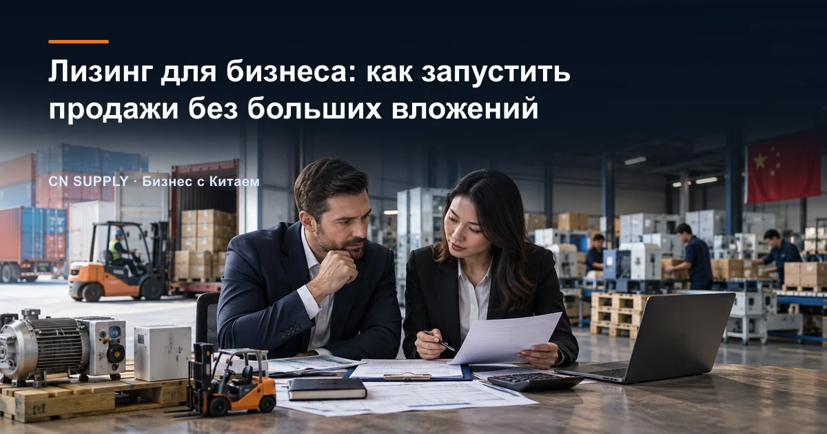 Лизинг для бизнеса: как запустить продажи без больших вложений
