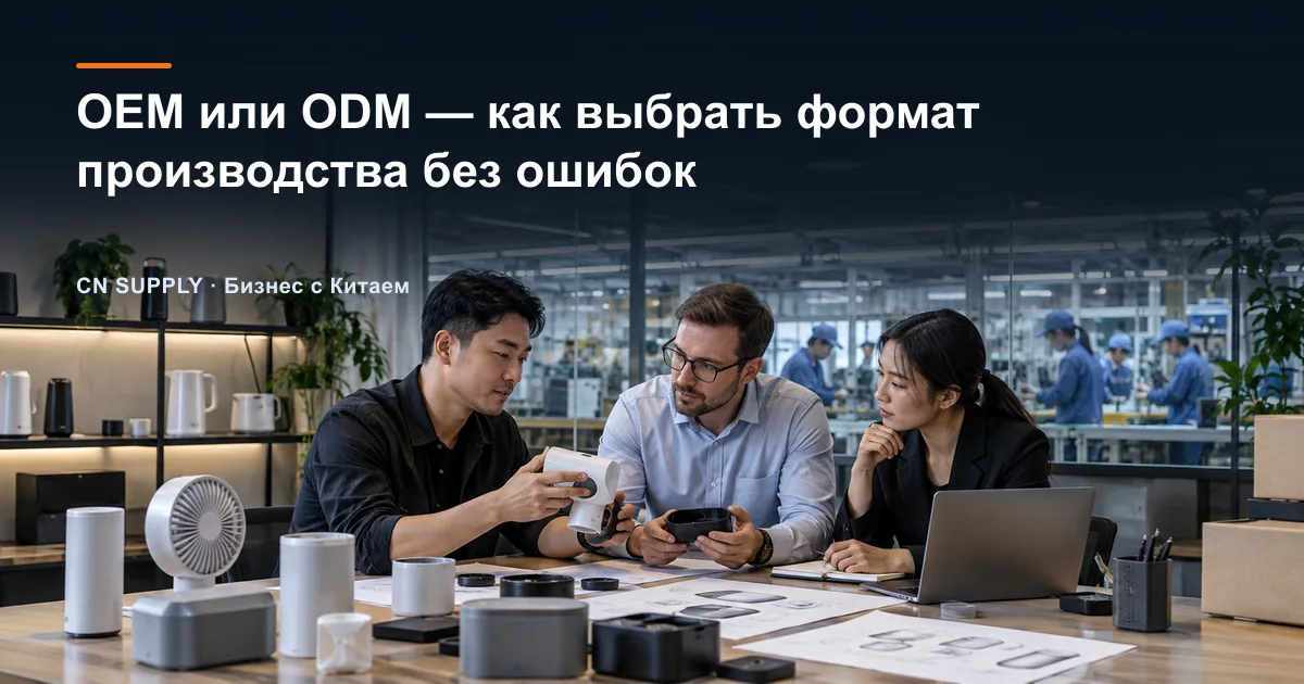 OEM или ODM — как выбрать формат производства без ошибок