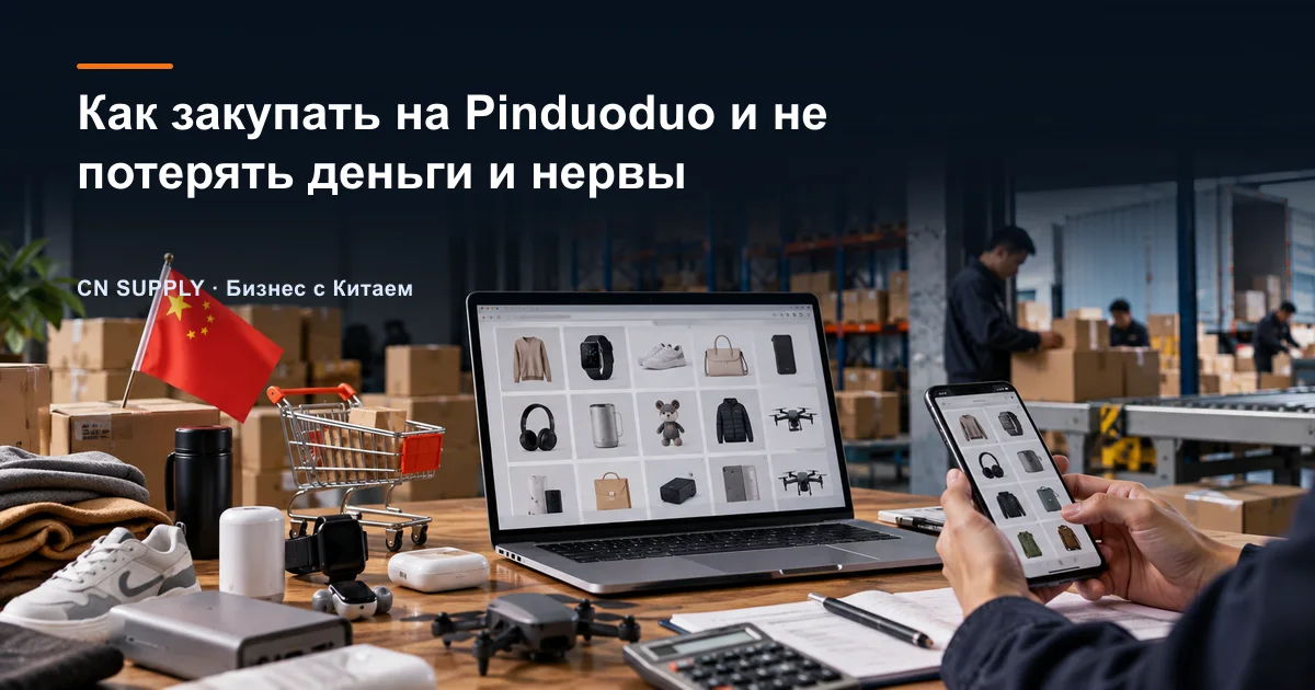 Как закупать на Pinduoduo и не потерять деньги и нервы