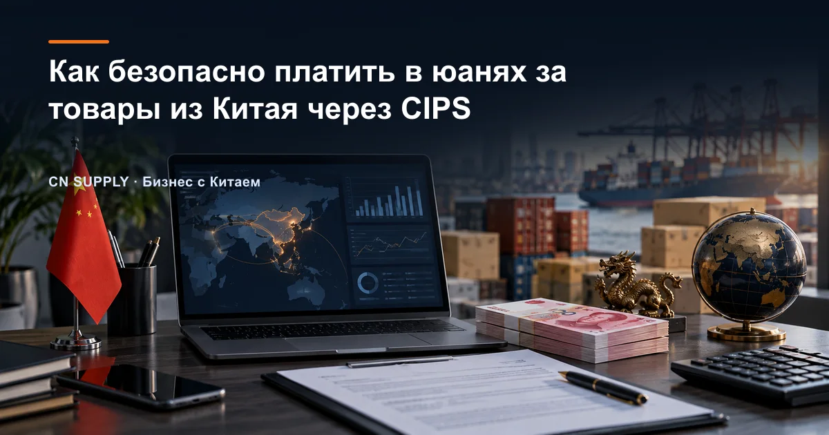 Как безопасно платить в юанях за товары из Китая через CIPS