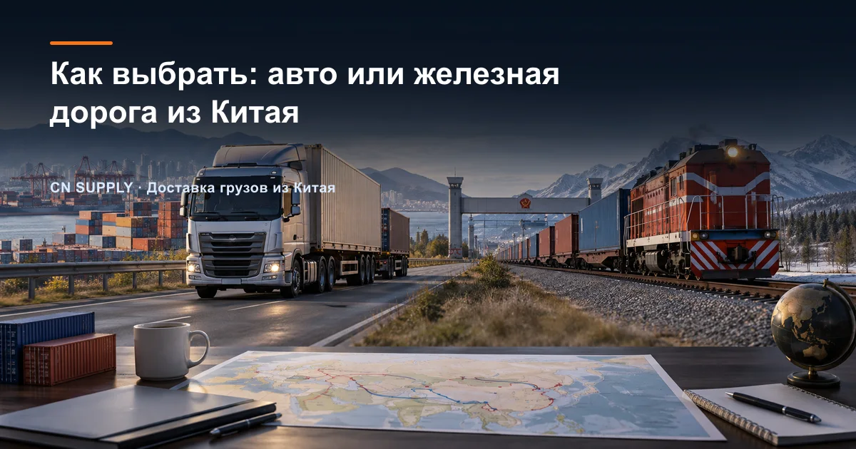 Как выбрать: авто или железная дорога из Китая