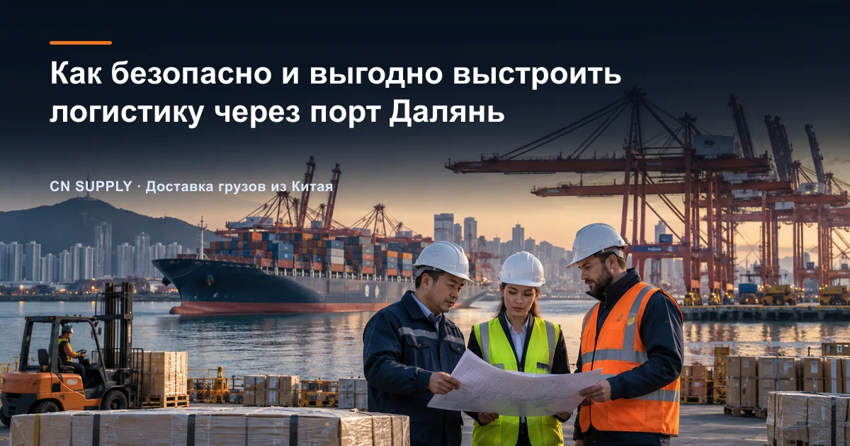 Как безопасно и выгодно выстроить логистику через порт Далянь
