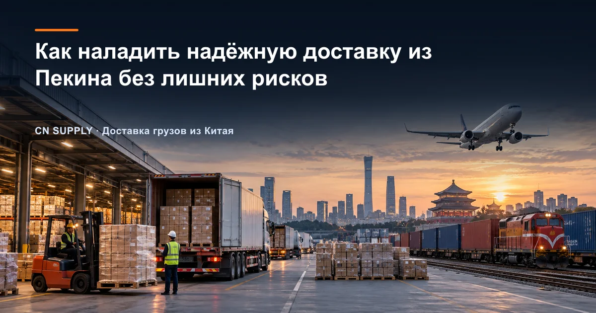 Как наладить надёжную доставку из Пекина без лишних рисков