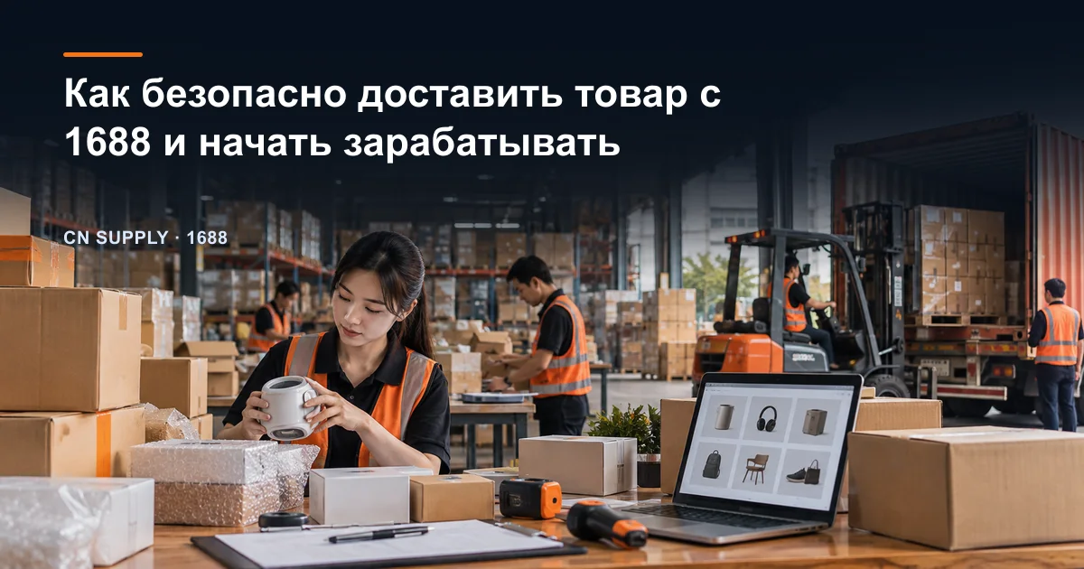 Как безопасно доставить товар с 1688 и начать зарабатывать