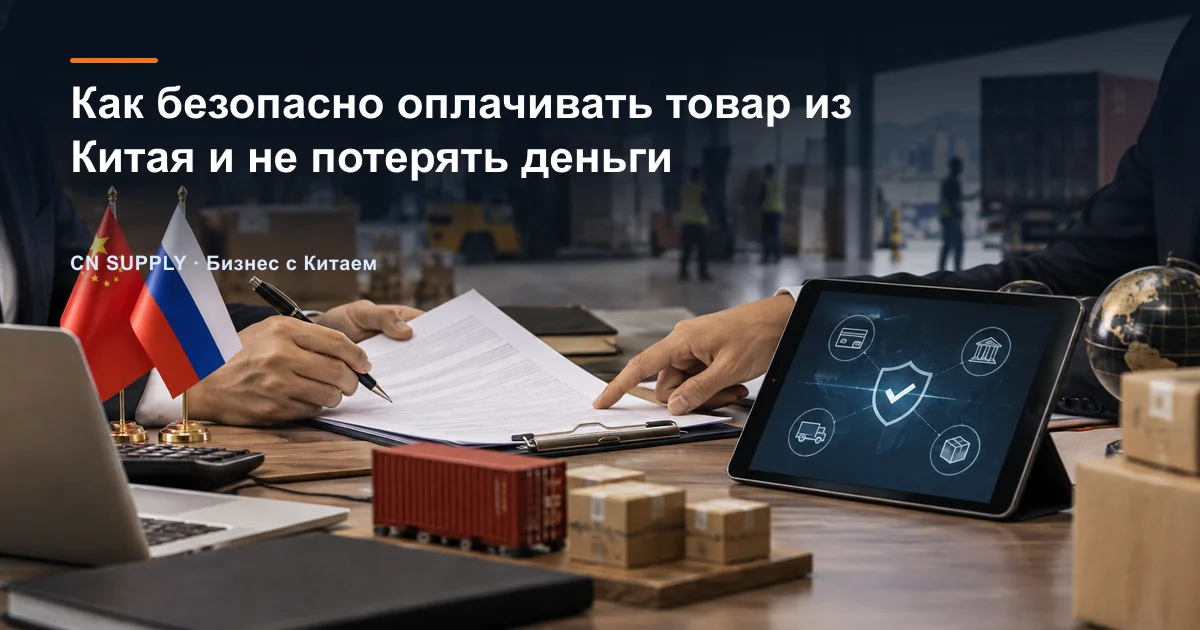 Как безопасно оплачивать товар из Китая и не потерять деньги