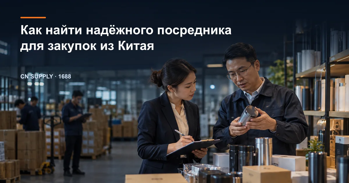 Как найти надёжного посредника для закупок из Китая